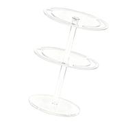 NVOQILIN Versatile supporto per occhiali in acrilico per uso quotidiano e espositori al dettaglio in case, negozi fiere, consente di risparmiare spazio, Misura unica, come descritto