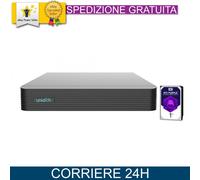 NVR Uniarch 4CH 8MP, No PoE, 1TB HDD Incluso, Alta Risoluzione