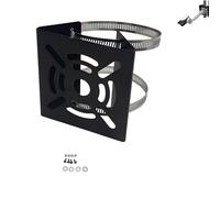 NVRTTRR Staffa di montaggio verticale per palo telefonico AP Access Point Client CPE adattatore di montaggio verticale per telecamera di sicurezza CCTV PTZ Dome Indoor Outdoor con cerchi da 5,1 x 19,5