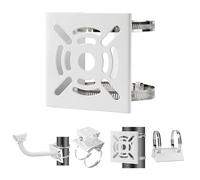 NVRTTRR Staffa di montaggio verticale per palo telefonico AP Access Point Client CPE adattatore di montaggio verticale per telecamera di sicurezza CCTV PTZ Dome Indoor Outdoor con 2 cerchi (staffa di