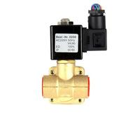 NVSFZGIYG 1/2" N/C Brass Pilot Operating High Pressure Solenoid Valve DC12V DC24V AC220V 110V for Water 16bar(BSP-220VAC,0927200-EPDM)