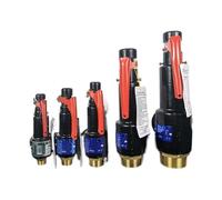 NVSFZGIYG 1pcs Spring Type Pressure Relief Valve Iron Body Release for Air Compressor Screw Machine Boiler A27W-10T(DN15)