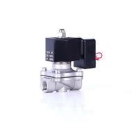 NVSFZGIYG Elettrovalvola a Risparmio energetico in Acciaio Inossidabile Normalmente Chiusa/Normalmente Aperta Valvola elettrica dell'Acqua IP65 Bobina Completa 12V 24V 220V(220vac-closed,DN15)
