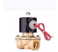 NVSFZGIYG Elettrovalvola in Ottone normalmente Chiusa DN8 DN10 DN15 DN20 DN25 N/C Valvola pneumatica for Acqua Olio Aria 12V/24V/220V/110V(24v-Brass - Copper Coil,DN08)