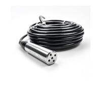 NVSFZGIYG Misuratore di Livello dell'Acqua da pozzo da 10 m, sonda in Acciaio Inossidabile RS485, sensore di Livello dell'Acqua(10m Range 4-20mA)