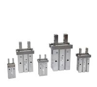 NVSFZGIYG Pinza parallela pneumatica ad Aria di Tipo Base MHZ2-16DN MHZ2-10DN MHZ2-16DN MHZ2-20DN MHZ2-25DN Morsetti in Alluminio Cilindro a Dita(Mhz2-20dn)