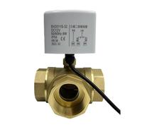 NVSFZGIYG Valvola a sfera motorizzata a tre vie da 2 pollici Ih Big Torque 220V 12V 24V 3-Wire 2 Control ottone elettrico (220VAC-L TYPE)