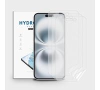 nvskvd 3 Pezzi Pellicola Opaca per iPhone 16 Plus, Pellicola Protettive Idrogel TPU Antiriflesso, Matt Protezione Schermo, Anti Impronta (Non Vetro Temperato)