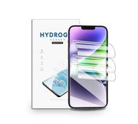 nvskvd Pellicola Idrogel per iPhone 14 Plus, 3 Pezzi Pellicola Protettiva TPU per Trasparente HD Morbida Display ID Impronte Digitali(Non Vetro Temperato)