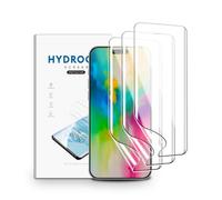 nvskvd Pellicola Protettiva Idrogel per iPhone 16 Pro Max, 3 Pezzi Pellicola Protettiva TPU per Trasparente HD Morbida Display ID Impronte Digitali(Non Vetro Temperato)
