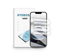 nvskvd Pellicola Protettiva Idrogel per iPhone 16e /iPhone 17e, 3 Pezzi Pellicola Protettiva TPU per Trasparente HD Morbida Display ID Impronte Digitali(Non Vetro Temperato)