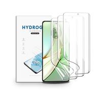 nvskvd Pellicola Protettiva Idrogel per Motorola Edge 40, 3 Pezzi Pellicola Protettiva TPU per Trasparente HD Morbida Display ID Impronte Digitali(Non Vetro Temperato)