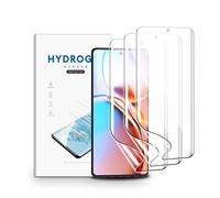 nvskvd Pellicola Protettiva Idrogel per Motorola Edge 40 Pro, 3 Pezzi Pellicola Protettiva TPU per Trasparente HD Morbida Display ID Impronte Digitali(Non Vetro Temperato)