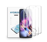 nvskvd Pellicola Protettiva Idrogel per Motorola Moto G54, 3 Pezzi Pellicola Protettiva TPU per Trasparente HD Morbida Display ID Impronte Digitali(Non Vetro Temperato)