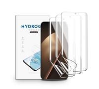 nvskvd Pellicola Protettiva Idrogel per Xiaomi 15T /15T Pro, 3 Pezzi Pellicola Protettiva TPU per Trasparente HD Morbida Display ID Impronte Digitali(Non Vetro Temperato)