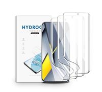 nvskvd Pellicola Protettiva Idrogel per Xiaomi Poco F8 Pro, 3 Pezzi Pellicola Protettiva TPU per Trasparente HD Morbida Display ID Impronte Digitali(Non Vetro Temperato)