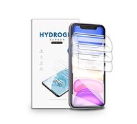 nvskvd Pellicola Protettiva in Idrogel per iPhone 11/iPhone XR, 3 Pezzi Trasparente HD Morbida TPU Pellicola Protettiva per Display ID Impronte Digitali(Non Vetro Temperato)