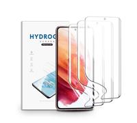 nvskvd Pellicola Protettiva in Idrogel per Samsung Galaxy S21 5G, 3 Pezzi Trasparente HD Morbida TPU Pellicola Protettiva per Display ID Impronte Digitali(Non Vetro Temperato)