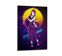 NVTTYIA Poster artistico a tema anime, stampa colorata in stile retrò, decorazione da parete con vibrazioni urbane, decorazione estetica vintage, decorazione moderna per la casa, idea regalo unica per