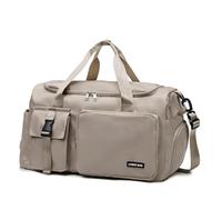 NVVVNX Borsone da viaggio da donna, zaino da viaggio, multifunzionale, per sport all'aria aperta, palestra, fitness, weekender, per la notte, cachi, Taglia unica