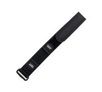 NVVVNX Cinturino per orologio sportivo in nylon impermeabile da 18 mm 20 mm per cinturini di ricambio per orologi Luminox, per cinturini di ricambio per orologi Seiko(Black,22mm)