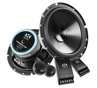 NVX® VSP65KIT2F - Altoparlanti per auto da 16,5 cm, 750 W max, 250 W RMS, 2 Ohm a 2 vie, sistema di componenti da 6-1/2" con tweeter a cupola in seta da 1" e X-over passivi, facili da installare in