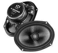 NVX® XSP692 - Altoparlanti per auto, 6 x 9, 600 W max, 300 W RMS, coassiali a 2 vie con tweeter a cupola in seta da 2,5 cm e X-over incorporati, facili da installare in auto/camion/porte (coppia)