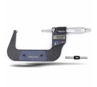 NVYAZJ Micrometro Elettronico, 3 Pollici-4 Pollici/75 Mm-100 Mm Strumento di Misurazione, Display Digitale LCD Ad Alta Definizione+Scala di Precisione Doppia Lettura, Sonda in Acciaio Tungsteno