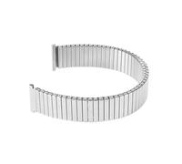 NVYRFS Cinturino Elastico in Metallo Acciaio Inossidabile per Orologio 12mm-20mm, Universale per Uomo e Donna (Argento, 12mm)
