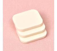 Nvzi 10 spugne per trucco, primer viso compatto, spugnette per cipria, ricambio per fondotinta cosmetico impeccabile, sensibile e tutti i tipi di pelle, colore: bianco