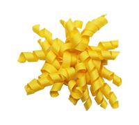 Nvzi 2 fiocchi per capelli ricci elastici per capelli per bambini e adolescenti, per coda di cavallo, accessori per capelli, A08