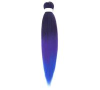 Nvzi 3 confezioni di capelli colorati da 66 cm, morbide trecce sintetiche all'uncinetto per trecce e trecce passione, H14