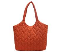 Nvzi Borsa da donna in tela di spugna fuori borse per la spesa estiva borse a tracolla, rosso