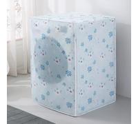 Nvzi - c 1 copertura antipolvere per lavatrice a tamburo, impermeabile e antipolvere, panno di copertura per la casa, copertura antipolvere in tessuto, 63 x 62 x 85 cm (stile 4)