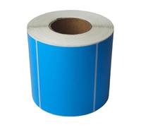 Nvzi Etichetta adesiva rettangolare per codifica a colori, 5 x 4 cm, blu