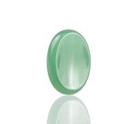Nvzi Pietra Antistress in Avventurina Verde per Bambini, Cristalli per Chakra e Pietre di Guarigione, Pietra Palmare Ovale, Pietra da Pollice, Cristalli per Principianti, Regali Spirituali (1 Pezzo)