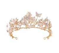 Nvzi Tiara da sposa da principessa, tiara da sposa, corona da sposa, corona da sposa, coroncina con strass, gioiello decorativo per regina, ragazza, sposa, compleanno, ballo, matrimonio, concorso