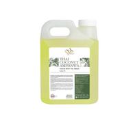 NW Brand Thai Olio di cocco biologico per viso e corpo, olio naturale per la cura della pelle contro le rughe, con vitamina E e C, assorbe rapidamente, non si attacca (1 litro)