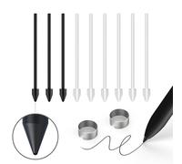 NWANTF Pennini in metallo morbido/punte di ricambio per Samsung Galaxy Tab S9/S9FE+/S9 Ultra/S8/S8+/S8 Ultra/S7/S7 FE/S6/S6 Lite/S22/S23/S24 Ultra S Penna, plastica + rame + pennini/punte in