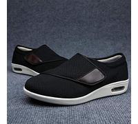 Nwarmsouth Scarpa Unisex per la Salute degli Adulti,I Piedi gonfi Anziani allentano Le Scarpe, Scarpe da Allattamento Traspiranti con garza-40_Black,Scarpa per la Salute Elastica e Confortevole