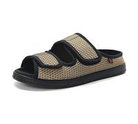 Nwarmsouth Scarpa Unisex per la Salute degli Adulti,Pantofole diabetiche Regolabili, Pantofole da Donna Incinta con Piedi gonfi-35_Kaki,Scarpa per la Salute Elastica e Confortevole