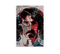 NWFWZP Poster su tela con frank Zappa, cantanti leggendari, maestri della musica, decorazione artistica da parete, per camera da letto, 20 x 30 cm, senza cornice