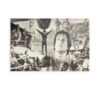 NWGACS Poster su tela del film Rocky 3, decorazione per camera da letto, sport, ufficio, stanza, regalo, senza cornice, 30 x 45 cm