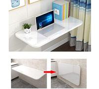 NWHJ Scrivania Pieghevole a Muro 60x30, 70x40, 80x50,120x40 salvaspazio, Tavolo da Pranzo Pieghevole a Parete per Sala da Pranzo, Cucina, Lavanderia, Studio, Bar