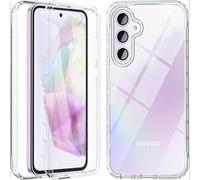 NWNK13 Custodia per Samsung Galaxy A16 5G / 4G Slim Fit anteriore e posteriore 360 ° Caso Built-in Screen Protector Full Body Silicone Gel Copertura Del Telefono Cellulare Trasparente