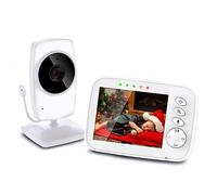 NWOUIIAY Monitor per Bambino senza Fili con Fotocamera 3.2" Schermi Vidieo per Bambino con Visione Notturna Video Bidirezionale Baby Monitoraggio con Funzione immagine ingrandita ecc