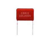 NWPNLXEA 10pcs 400V335J 3.3uF Pitch 25mm 400V 335 3300nf CBB Polypropylene Film Capacitor