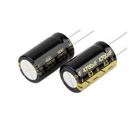 NWPNLXEA 10Pcs 63V4700UF 22x40 Aluminum Electrolytic Capacitor High Frequency Low ±10% 2000Hours 105℃ DIY Capacitors