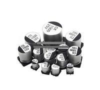 NWPNLXEA 10PCS SMD Aluminum Electrolytic Capacitor 6.3V 10V 16V 25V 35V 50V 1UF 2.2UF 4.7UF 10UF 22UF 47UF 100UF 220UF 330UF 470UF 1000UF (63V22UF 6.3x7.7)