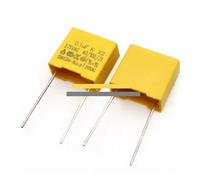 NWPNLXEA 10pcs X2 Capacitor 10mm 275VAC 275V 0.01UF 0.022UF 0.033UF 0.047UF 0.1UF 0.15UF 0.22UF 0.33UF 0.47UF Polypropylene Film (X2 275VAC 0.001UF)